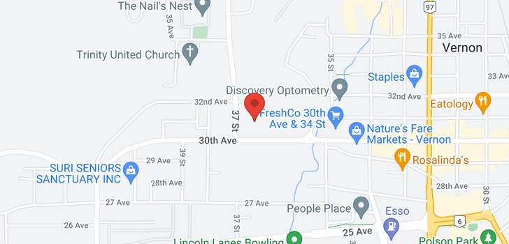 map of #403 3609 30 Avenue